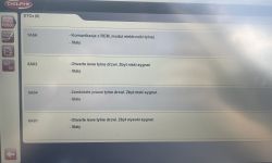 Ekran diagnostyczny Delphi z kodami błędów dla samochodu.