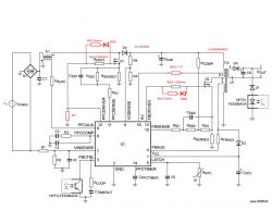 Acer XB321HK - uszkodzony zasilacz, identyfikacja elementów