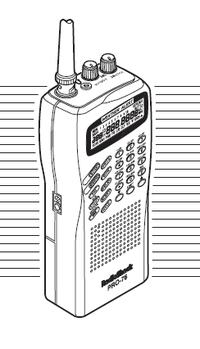 Radio Shack PRO 76 VHF UHF Scanner Reciever Manual