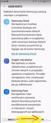 Samsung Galaxy S6 - Bezustanne logowanie się do konta Samsung na Galaxy S6.