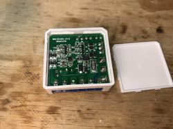 AVATTO WSM16-W2 Module Interior Interior of the AVATTO WSM16-W2 smart module with two relays.