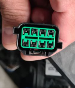 Kona 20r lampy przod USA na EU - Kostka z 8 USA na 10 pinow EU