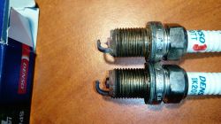 Ile kilometrów przejechały świece zapłonowe na zdjęciu?