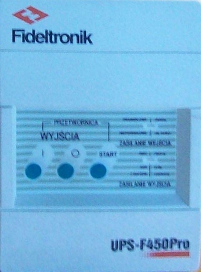 UPS Fideltronik F450 Pro małe napięcie ładowania? UPS Fideltronik F450 Pro małe napięcie ładowania?