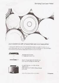 Samsung CLX-3185 nie drukuje w kolorze, mimo pełnego przeglądu i czyszczenia