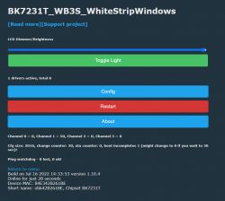 [BK7231T] My HTTP server, configurator, MQTT support from Home Assistant