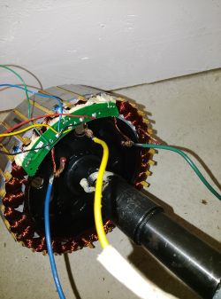 Citycoco 60V 1500W - zwarcie na kablach silnika żółty niebieski zielony jak sprawdzić?