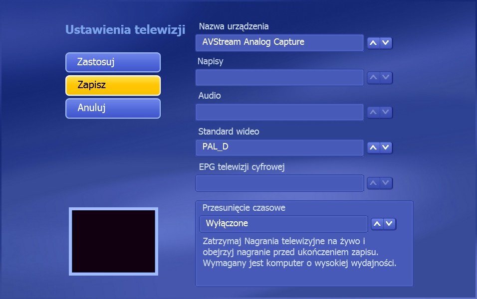 Tv Lifeview Lifeview LV5H - brak opcji Antenna TV w Total Media 3.5, nie wykrywa stacji