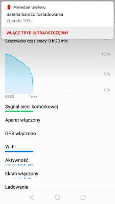 Huawei P10 Lite - Błędne ładowanie i rozładowanie baterii Huawei P10 Lite - Błędne ładowanie i rozładowanie baterii