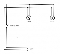 Connecting GU10 LEDs or Halogen Lights to Mains: Plasterboard Shelf ...