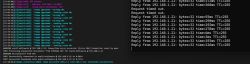 ESP32 Network Disconnection When Switching Relay Screenshot showing ESP32 and Home Assistant logs with network connection loss and ping timeouts when switching a relay.