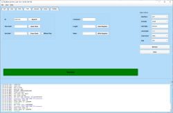 Screenshot of Buffalo Lab Dev Cube with UART/COM8 settings and a green “Success” status bar.