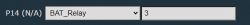 Screenshot showing an interface with a dropdown menu and a text box with the value 3 entered.