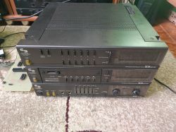 Wieża audio Schneider DCS8070 z lat 80.
