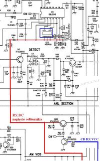 CB radio COBRA 75 WX ST - Brak dźwięku, nadawanie działa, wymieniony TDA2003