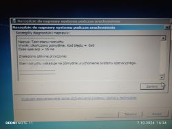 Program narzędziowy Windows 7 naprawy rozruchu z informacją o pomyślnym uruchomieniu.