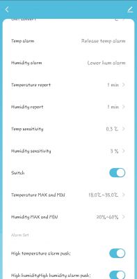 BK7231N/CB3S Tuya generic battery powered temperature and humidity sensor with CHT8305 sensor
