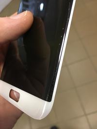 Laminowanie zakrzywionych LCD w Samsung S6 Edge i S7 Edge - klej puszcza na zakrzywieniach