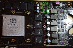 GTX480 nie wykrywany, zwarcie kondensatorów i tranzystorów, wzrost temp.