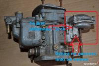Fiat Engine 125p 1500: Carburetor Connection Queries - Hose, Connector 1, and Throttle Cable Side