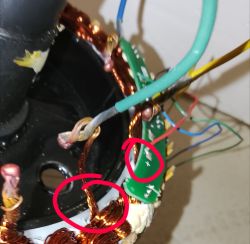 Citycoco 60V 1500W - zwarcie na kablach silnika żółty niebieski zielony jak sprawdzić?