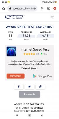 Dobór internetu oraz routera i anteny zewnetrznej.
