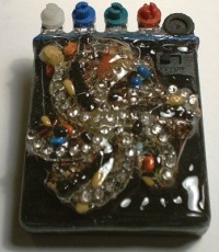 Kieszonkowy kolorofon. Mocna diody LED i układ tranzystorowy.