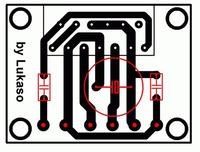 Projekt płytki PCB do schematu z obrazka elektroda.net 3_1192272451 – jak wykonać?