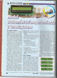 Dlaczego mój moduł woltomierza/amperomierza z termostatem źle mierzy?