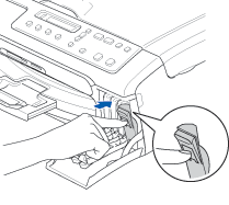 Brother DCP-135c - odłączenie czujnika poziomu tuszu