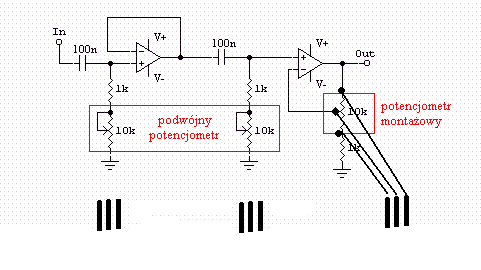 Pytanie o prosty schemat filtru górnoprzepustoweg.