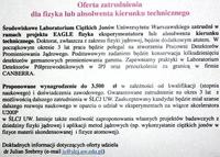 Poszukujemy elektroników - projekt systemu zbierania danych