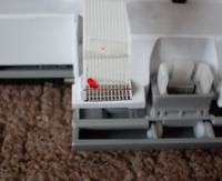 Lexmark X4875 - złącze lampy w skanerze.