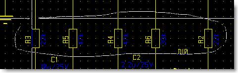 Cadstar design editor- symbole schematowe