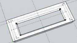 3D model of a display frame