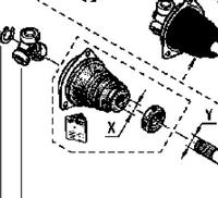 renault megane classic 97 1,9 D - Luzy między półosią a skrzynią