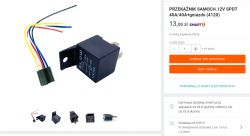 Alarm Super Dog 10RF-V - Zamiennik przekaźnika zapłonu NAIS CB1-12v ACB13201