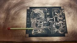 Printing with a laser printer on a PCB laminate