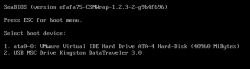 Screenshot showing the message Booting Legacy Windows Boot Manager 5472 (bootmgr) from Hard Disk...