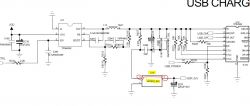 Schemat układu elektronicznego z mikroukładem IC7 i stabilizatorem AP2610_3V3