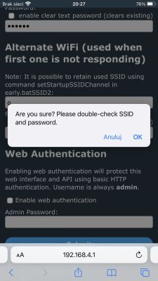 iPhone screen with iOS 15.8.3 in AP mode showing active network configuration.