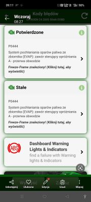 Lokalizacja systemu pochłaniania oparów paliwa w Citroen C4 1.4 16V