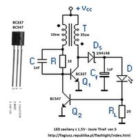 Okulary precyzyjna lupa - przeróbka układu zasilania