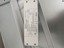 LED driver located on the back of an LED panel.