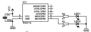 [Bascom] Attiny 13 - mała rzecz duży kłopot, sterowanie LED