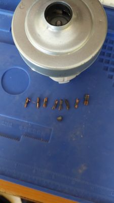 Pistolet Wagner W575 silnik - Padnięty silnik w pistolecie malarskim Wagner w575