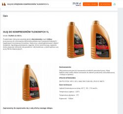 Eurotec TP209 - Wymiana i dobór odpowiedniego oleju sprężarkowego
