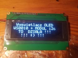 Jak uruchomić OLED WEH002004 z WS0010 przez I2C w BASCOM?
