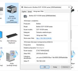 Brother DCP-1610we - skanuje, kseruje ale nie chce drukować