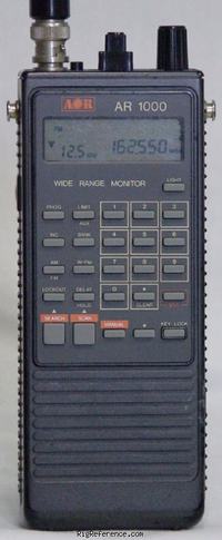 AOR AR1000 and AR2000 Wideband reciever Manual EN